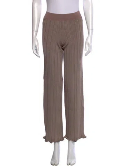 Pre-owned Acne Studios Wide Leg Pants In Brown