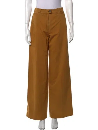 Pre-owned Acne Studios Wide Leg Pants In Brown