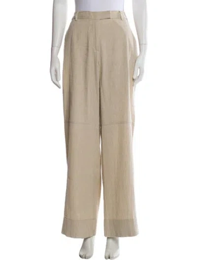Pre-owned Acne Studios Wide Leg Pants In Gray