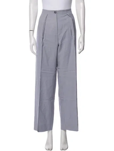 Pre-owned Acne Studios Wide Leg Pants In Gray