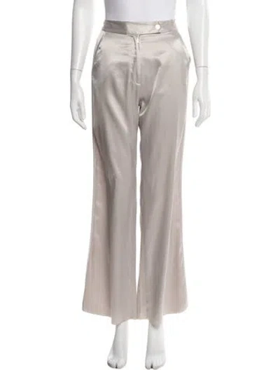Pre-owned Acne Studios Wide Leg Pants In Gray