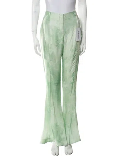 Pre-owned Acne Studios Wide Leg Pants In Green