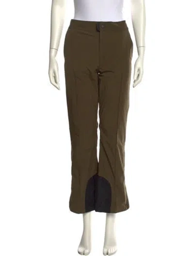 Pre-owned Acne Studios Wide Leg Pants In Green