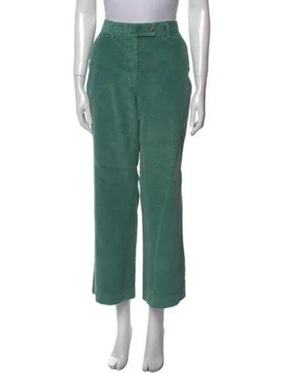 Pre-owned Acne Studios Wide Leg Pants In Green