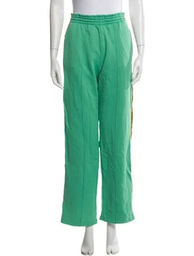 Pre-owned Acne Studios Wide Leg Pants In Green