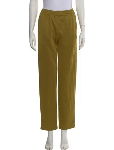 Pre-owned Acne Studios Wide Leg Pants In Green