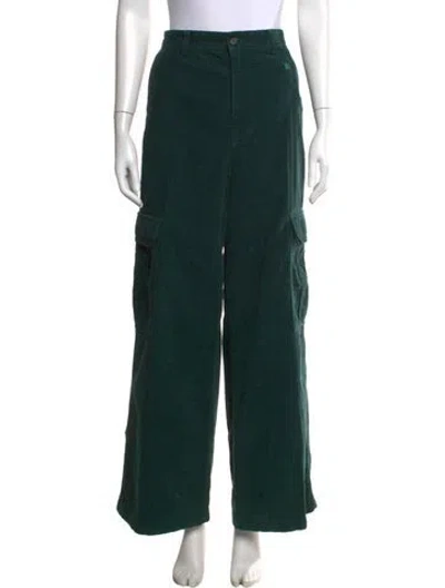 Pre-owned Acne Studios Wide Leg Pants In Green