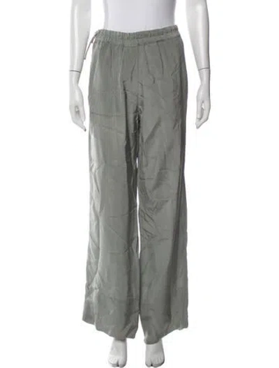 Pre-owned Acne Studios Wide Leg Pants In Green