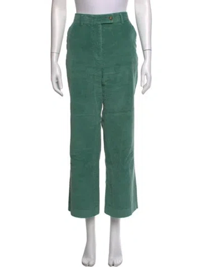 Pre-owned Acne Studios Wide Leg Pants In Green