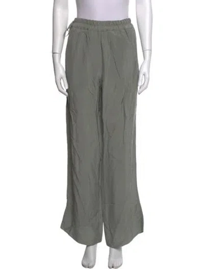 Pre-owned Acne Studios Wide Leg Pants In Green
