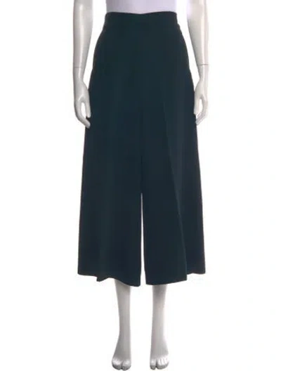 Pre-owned Acne Studios Wide Leg Pants In Green