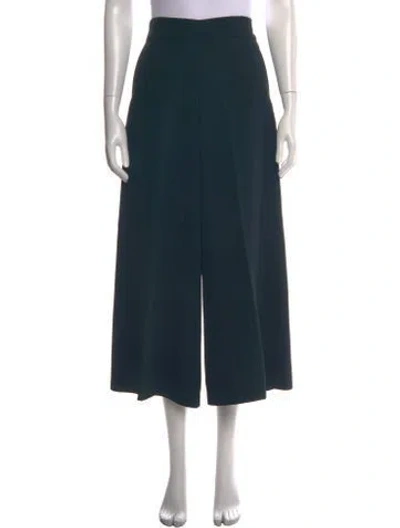 Pre-owned Acne Studios Wide Leg Pants In Green