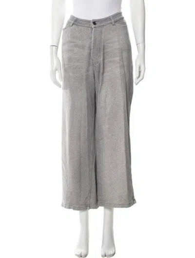 Pre-owned Acne Studios Wide Leg Pants In Grey