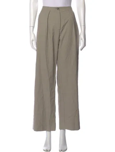 Pre-owned Acne Studios Wide Leg Pants In Neutral