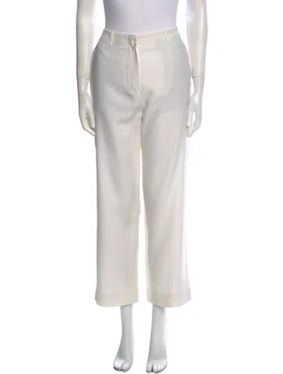 Pre-owned Acne Studios Wide Leg Pants In Neutral