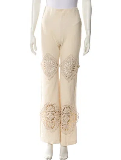 Pre-owned Acne Studios Wide Leg Pants In Neutral