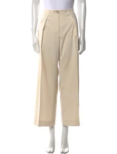 Pre-owned Acne Studios Wide Leg Pants In Neutral