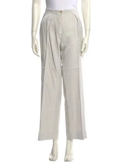 Pre-owned Acne Studios Wide Leg Pants In Neutral