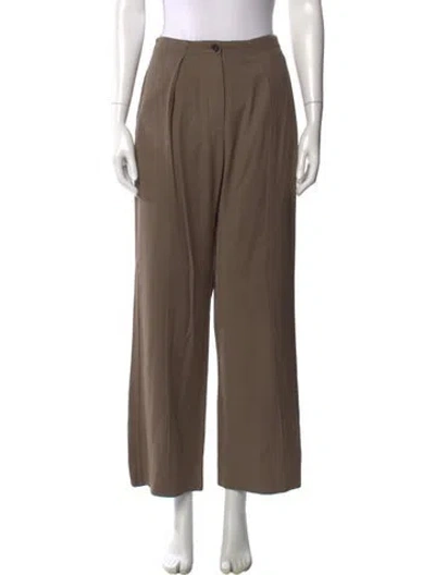 Pre-owned Acne Studios Wide Leg Pants In Neutral