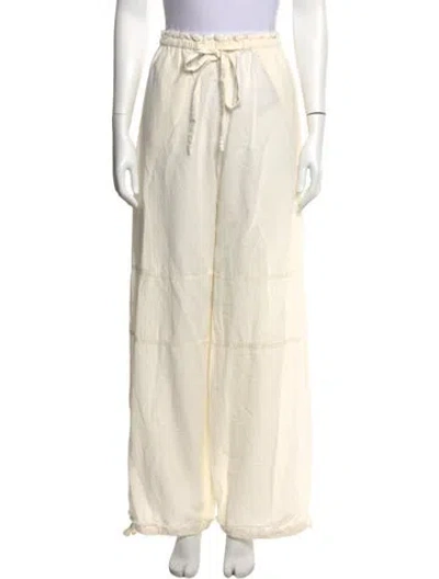 Pre-owned Acne Studios Wide Leg Pants In Neutral