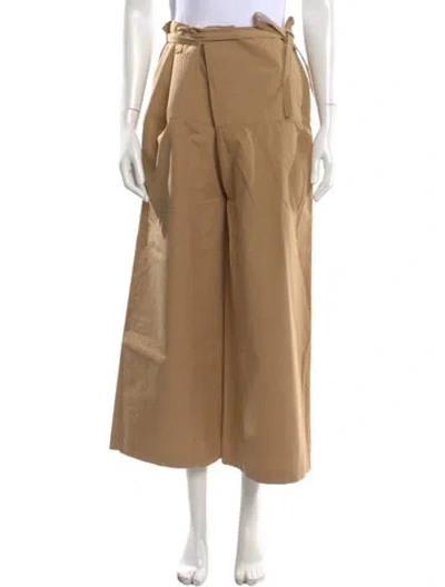 Pre-owned Acne Studios Wide Leg Pants In Neutral