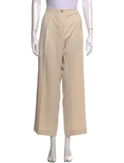 Pre-owned Acne Studios Wide Leg Pants In Neutral