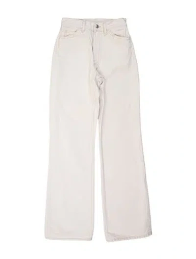 Pre-owned Acne Studios Wide Leg Pants In Neutral