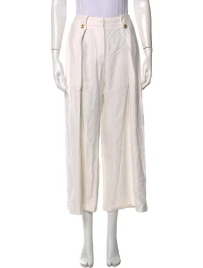 Pre-owned Acne Studios Wide Leg Pants In Neutrals