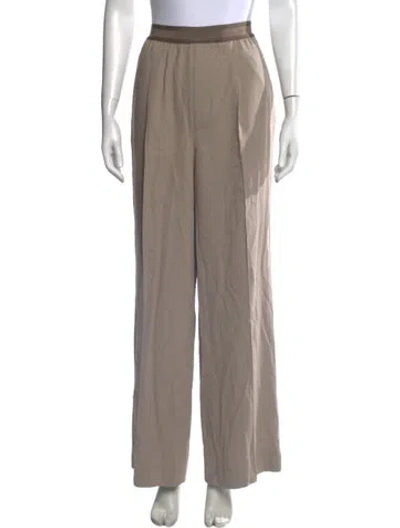 Pre-owned Acne Studios Wide Leg Pants In Neutrals