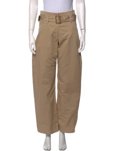 Pre-owned Acne Studios Wide Leg Pants In Neutrals