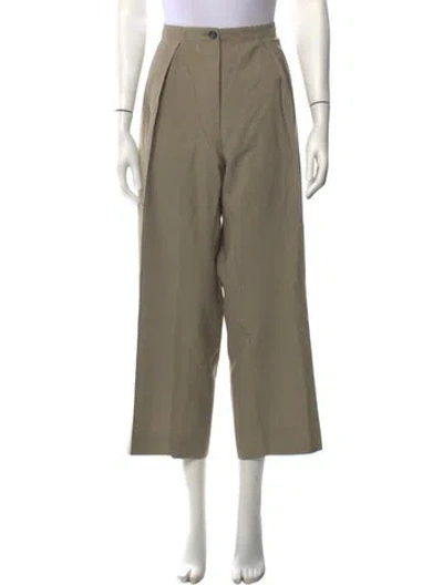 Pre-owned Acne Studios Wide Leg Pants In Neutrals