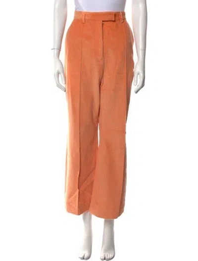 Pre-owned Acne Studios Wide Leg Pants In Orange