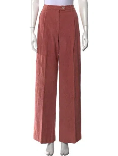Pre-owned Acne Studios Wide Leg Pants In Orange