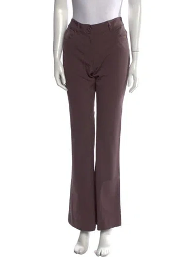 Pre-owned Acne Studios Wide Leg Pants In Purple