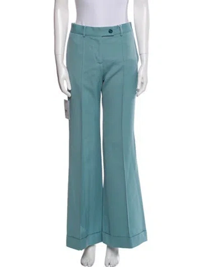 Pre-owned Acne Studios Wide Leg Pants W/ Tags In Blue