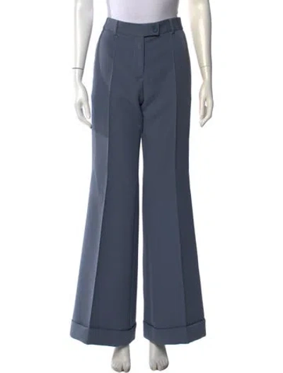 Pre-owned Acne Studios Wide Leg Pants W/ Tags In Blue