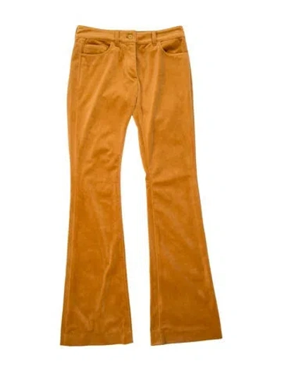 Pre-owned Acne Studios Wide Leg Pants In Yellow