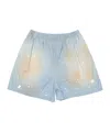 Acne Studios Logo-stamp Shorts In Multi