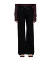 Acne Studios High-rise Wide-leg Jeans In Black