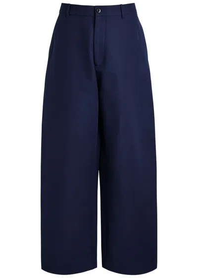 Acne Studios Wide-leg Trousers In Blue