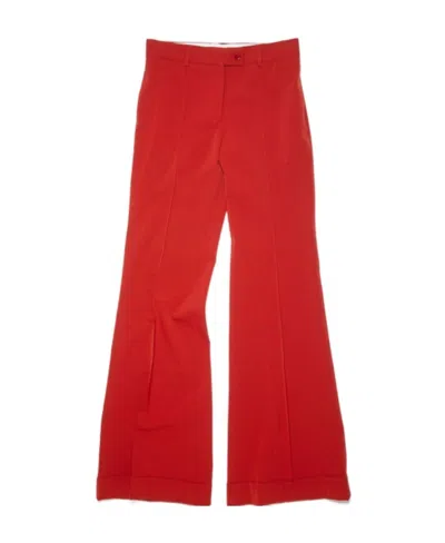 Acne Studios Wide-leg Trousers In Red