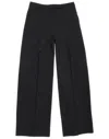 Acne Studios Wide-leg Trousers With Vertical Pinstripes In Black