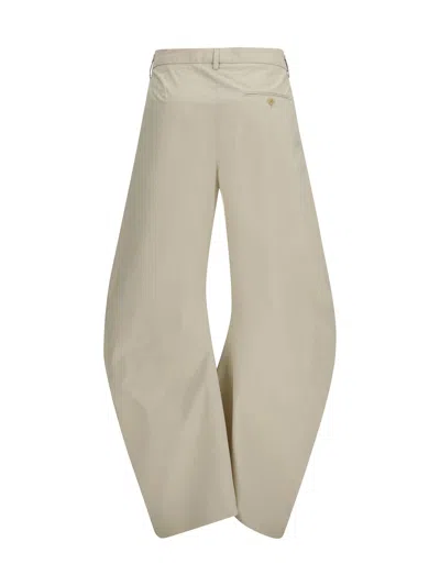Acne Studios Wide Straight-leg Cotton Trousers In Gray