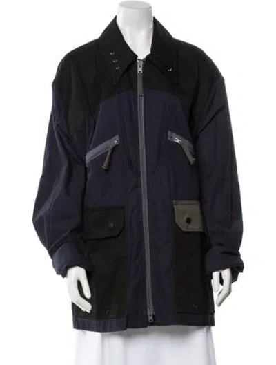 Pre-owned Acne Studios Windbreaker In Blue