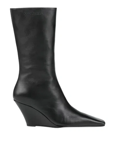 Acne Studios Woman Ankle Boots Black Size 6 Leather