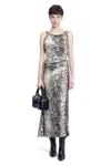 Acne Studios Woman Beige Dresses In Beige