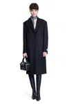 Acne Studios Woman Black Coats In Black