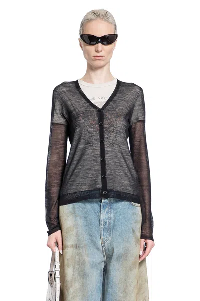 Acne Studios Black Lightweight Cardigan