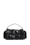 Acne Studios Women Mircro Multipocket Grained Leather Shoulder Bag In Black