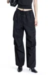 Acne Studios Woman Black Trousers In Black